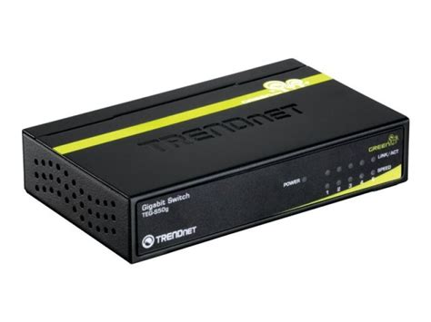 trendnet 5-port unmanaged gigabit greennet desktop metal housing switch teg-s50g|trendnet greennet 5 port.